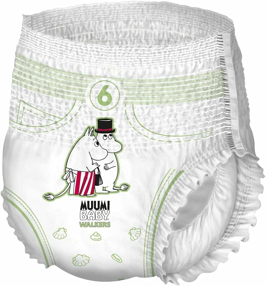 Muumi Baby Nappy Pants Pack of 36, Size 6 Junior 12-20 kg