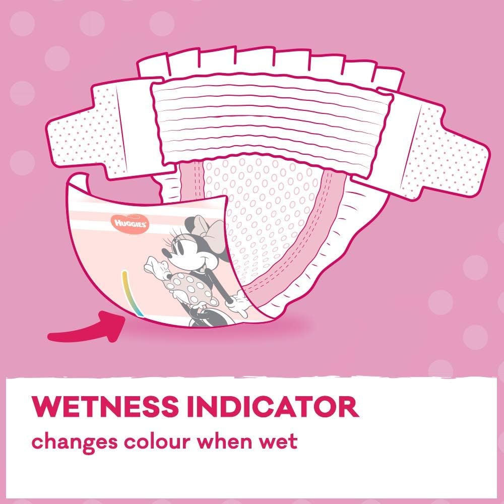 Huggies Ultra Dry Nappies Girls Size 4 (10-15kg) 18 Count