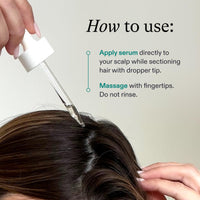 Nutrafol Women's Hair Serum, Supports Visibly Thicker and Stronger Hair, Vegan