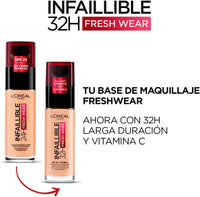L’Oréal Paris Infallible 32HR Freshwear Foundation with SPF25 and Vitamin C - 160 Rose Linen
