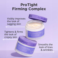 goPure Sculpt & Tone Arm Cream – Firming And Tightening Cream For The Arms, Smooths The Look Of Wrinkles, Deeply Hydrates, Firms The Look Of Crepey Texture On The Arms