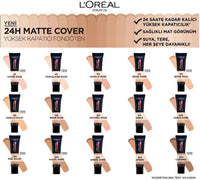 L’Oréal Paris Infallible 32H Matte Cover Liquid Foundation SPF 25 30ml - 25