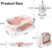 Baby Bath Tub Foldable Bathtub | Pink