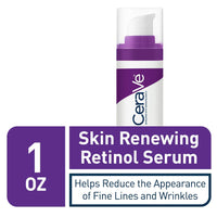 CeraVe Anti Aging Retinol Serum For Face, Encapsulated Retinol With Hyaluronic Acid, 1 Oz