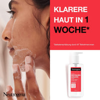 Neutrogena Anti-Pimples + Daily Wash Gel (200 ml) & Daily Serum (30 ml), Skin Clarifying Facial Cleansing & Facial Care Set with Cleansing Salicylic Acid + AHA/PHA Mix Against Pimples