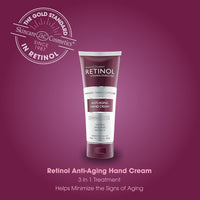 Retinol Anti-Aging Hand Cream – The Original Retinol Brand For Younger Looking Hands –Rich, Velvety Hand Cream Conditions & Protects Skin, Nails & Cuticles