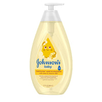 Johnson's Baby Head-To-Toe Baby Wash & Shampoo + Aloe & Vitamin B5, 2-in-1 Bath Wash Gently Cleanses Newborn's Delicate Skin & Hair, Hypoallergenic, No Added Parabens, Dyes & Sulfates, 27.1 fl. oz