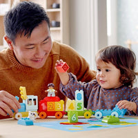 LEGO 10954 DUPLO Number Train Toy Learning Numbers for 1 .5-2 Years Old & DUPLO Classic Deluxe Brick Box 10914 18 MONTH +