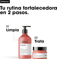 L'Oréal Professionnel Strengthening Hair Shampoo for Dry and Brittle Hair, with Vitamin B6 and Biotin, Expert Series, Inforcer Shampoo, 500 ml