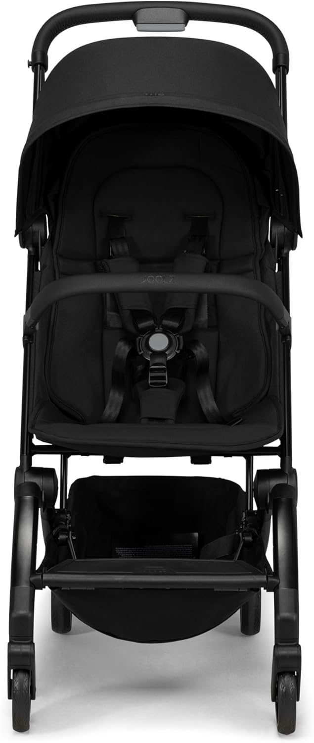 Joolz AER+ (Space Black) - Strollers & Prams, One-Hand Compact Fold, Ultra-Light Weight & Compact 6kg, Cot or Capsule, Travel Stroller, Carry Bag Included, Airplane Overhead