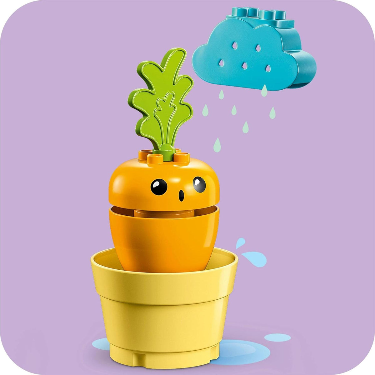 LEGO® DUPLO® My First Growing Carrot 10981 Building Toy Set; Grow-Your-Own-Food Fun and Imaginative Play for Kids Aged 18 Months and Over