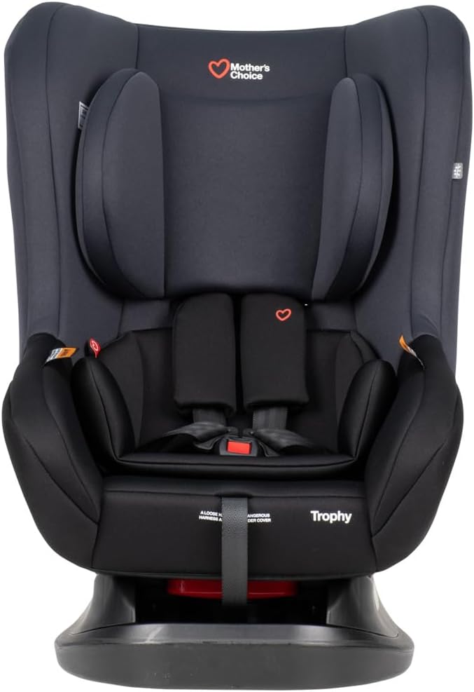 Mothers Choice Trophy Convertible Car Seat - Newborn to 4 Years, Comfort & Safety with Easy Recline, Secure Installation, and Compact Design