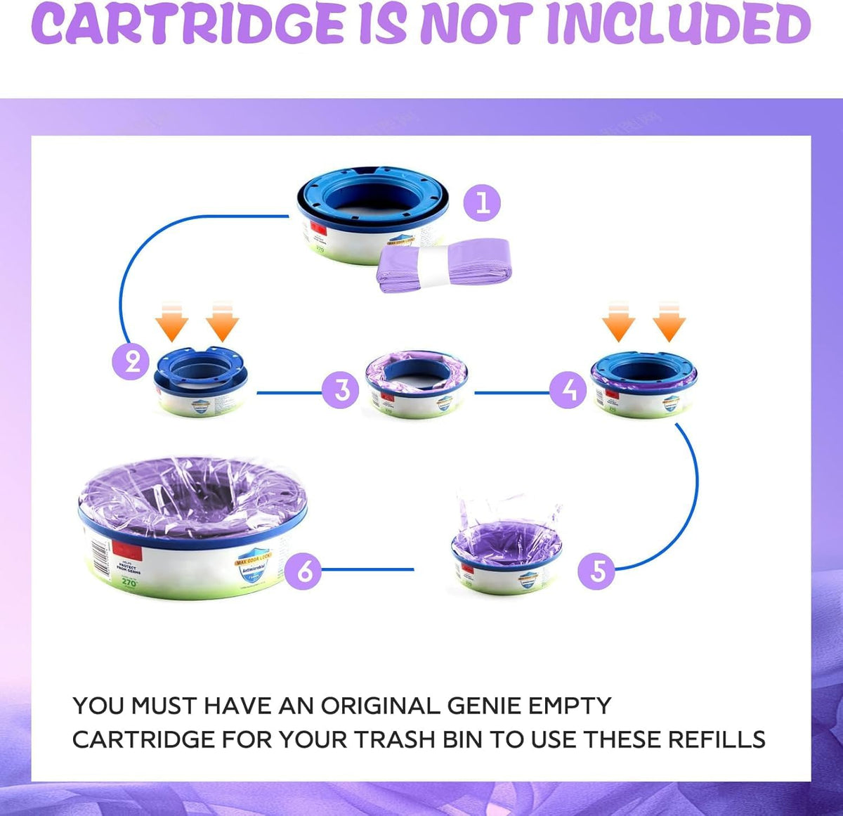 Nappy Eater Refill, Pack of 8