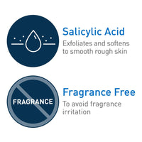 CeraVe Moisturizing Cream with Salicylic Acid, Exfoliating Body Cream with Lactic & Hyaluronic Acid, Niacinamide, and Ceramides, Fragrance Free & Allergy Tested, 12 Ounce