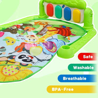 Baby Gym Play Mats,Kick & Play Piano Gym for Infants Baby