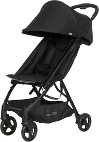 Safe-n-Sound Weekender Stroller, Compact, Lightweight Self Standing Fold with Adjustable Built in Carry Strap, 6kg Basket Capacity, Black (37015)