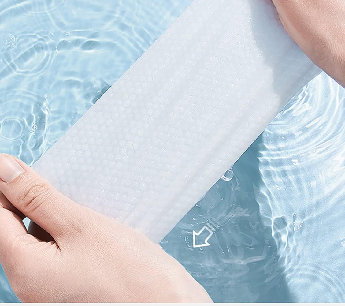 Soft Dry Wipe, 100% Cotton Facial wipes, Disposable Face Towel Lint Free
