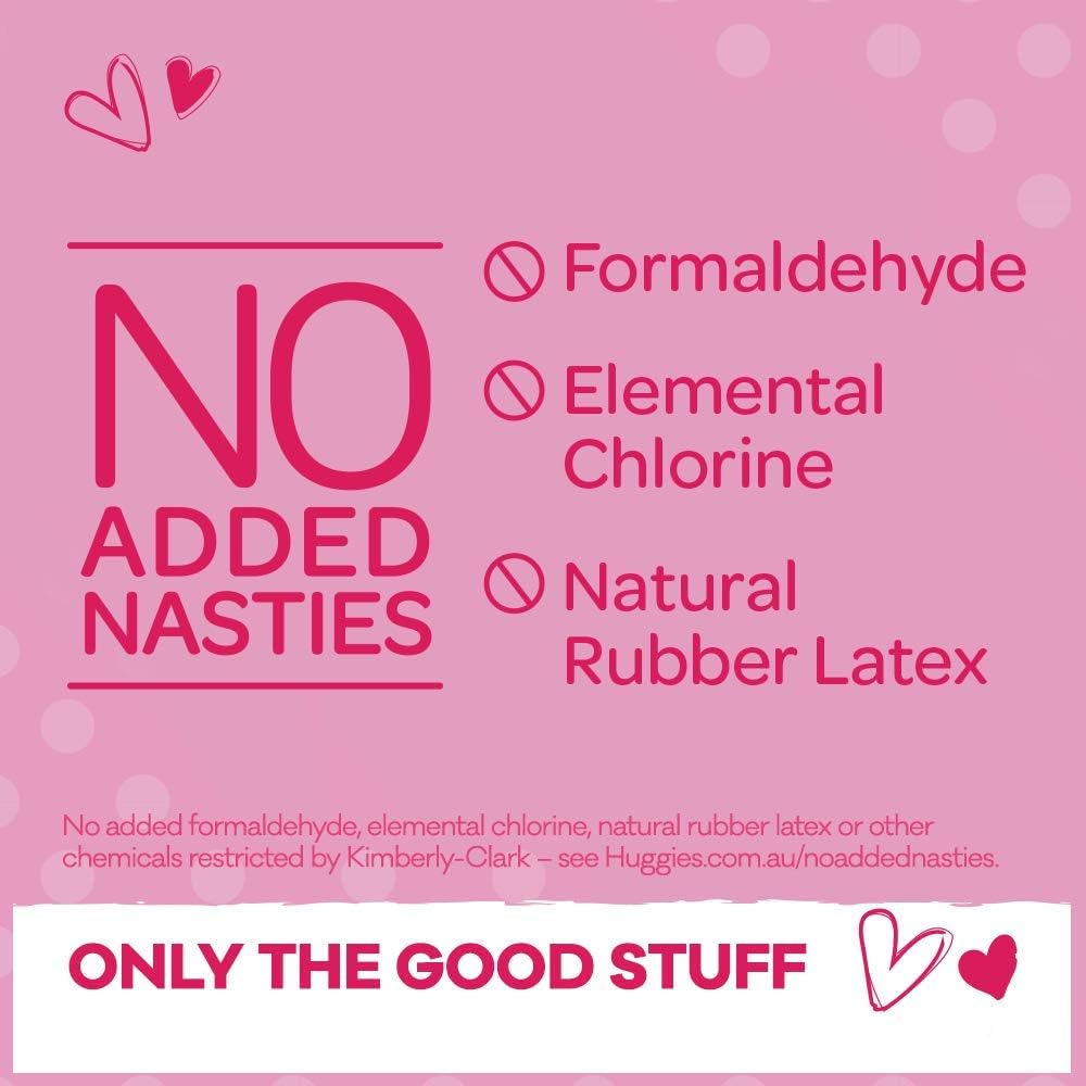 Huggies Ultra Dry Nappies Girls Size 4 (10-15kg) 18 Count