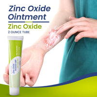 Zinc Oxide Ointment USP 20% | For Diaper Rash, Chafed Skin, Protects From Wetness, Relief From Poison Ivy, Poison Oak, & Poison Sumac | 2oz Tube