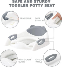 Potty Training Seat with Step Stool Ladder, SKYROKU Potty Training Toilet for Kids Boys Girls Toddlers - Grey