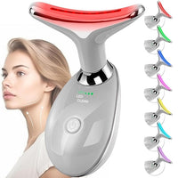 Facial Massager Red-Light-Therapy-for-Face and Neck, Face 𝖲 culpting Wand with 7 Color