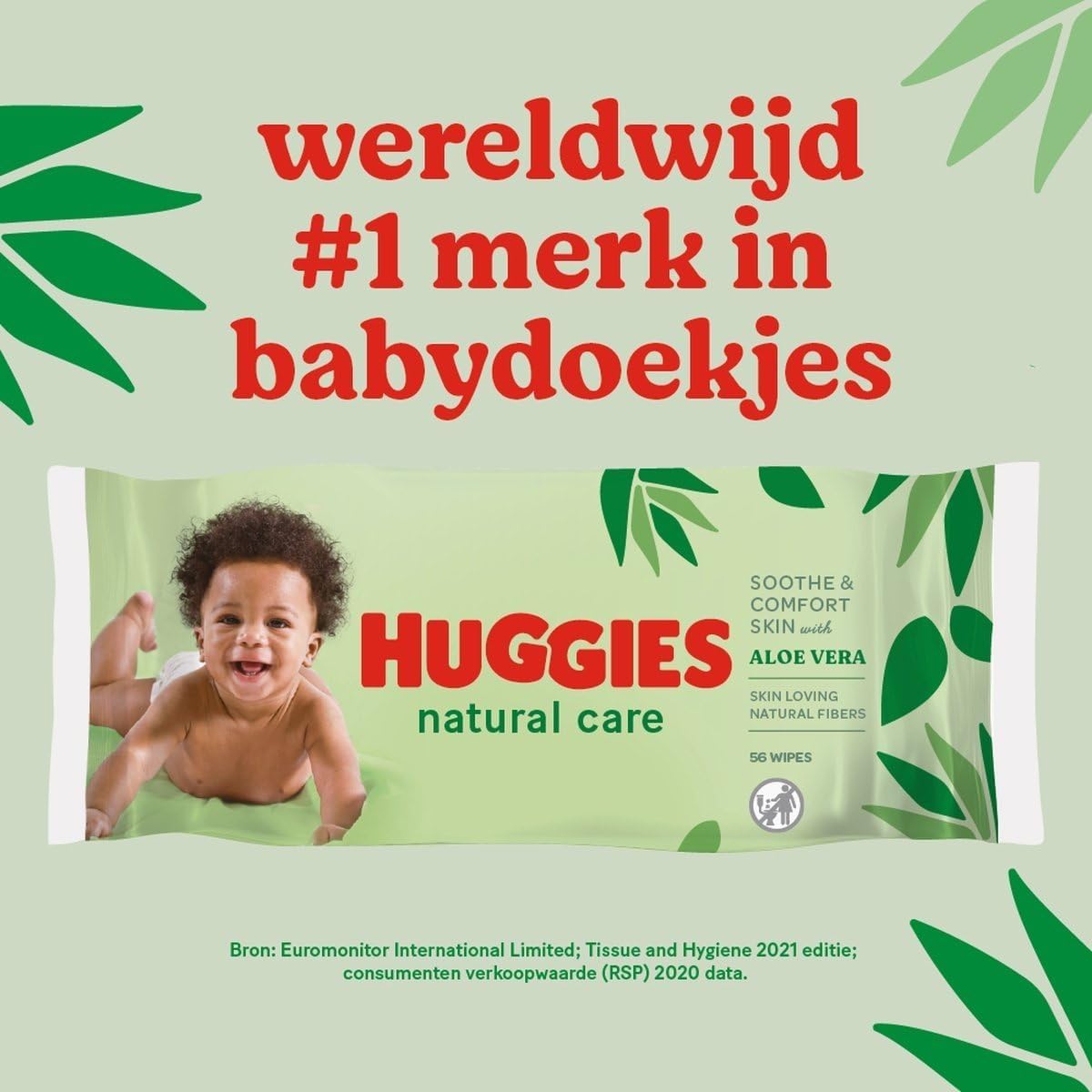 (Huggies Natural Care 10 Packs of 56, 560 Wipes) - Huggies Natural Care Baby Wipes - 10 pack (56 wipes per pack)