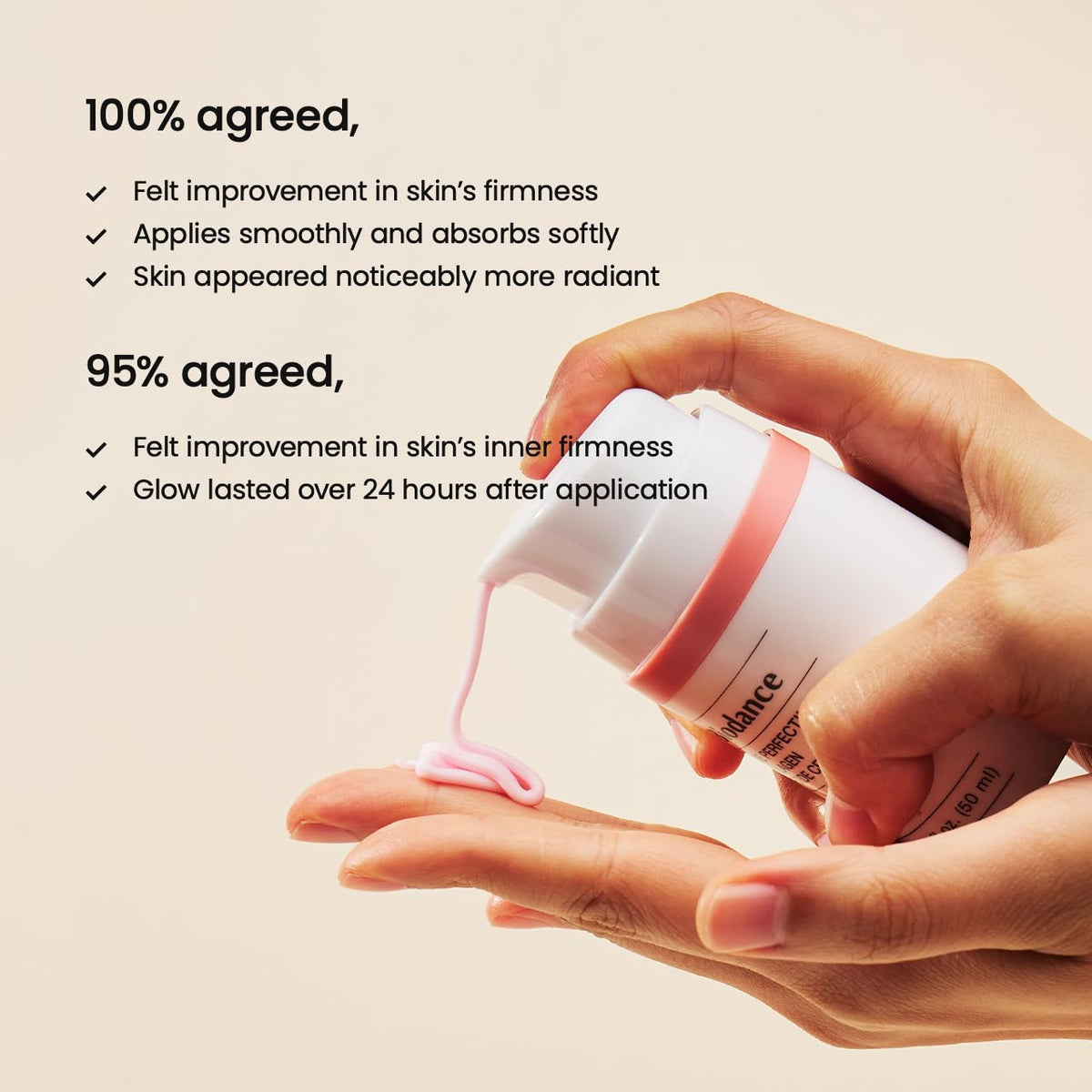 BIODANCE Collagen Glass Skin Duo: Collagen Real Deep Mask & Pore Perfecting Peptide Cream Bundle for Plumping Hydration, Firming, Korean Skincare Set, Daily Routine Kit, Pink Duo