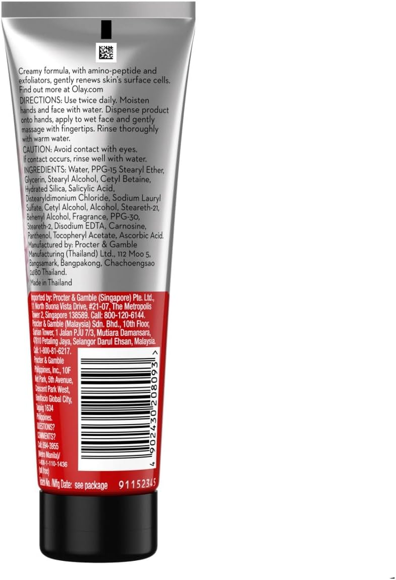 Olay Regenerist Revitalising Cream Cleanser, 100g