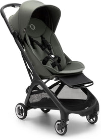 Bugaboo Butterfly Ultra Compact Travel Stroller, Small & Lightweight, Easy 1-Second Fold, Ergonomic and Extra Spacious City Pushchair from Baby to Toddler, Comfortable Steering, Forest Green