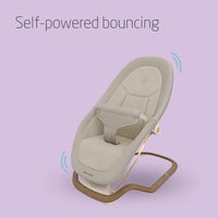 Maxi-Cosi Dove, Baby Bouncer, 0-3 Years, 0-15 kg, Lightweight Baby Bouncer, Foldable, Portable, Natural Bouncing, 3 Recline Positions, Eco Care 100% Recycled Fabrics, Elegance Beige