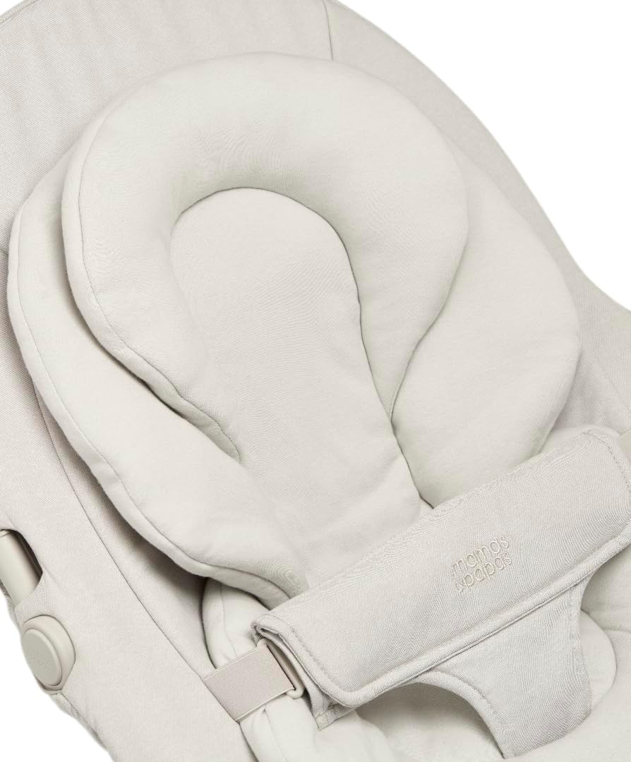 Mamas & Papas Alto Smart Baby Swing, Touchscreen, Multi Speed, Melodies, Bluetooth and Remote Control - Cashmere