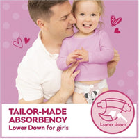 Huggies Ultra Dry Mickey Toddler Girls Disposable Nappy Pants Pad 72-Pieces Pack, Size 4