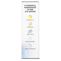 Olay Super Eye Serum - Vitamin C, Caffeine, Niacinamide, Amino Peptide, Aloe Vera - Brightens Dark Circles, Anti-Wrinkle, Anti-Aging, Brightening, Smooths Fine Lines, Firming, Hydrating, 0.45 Oz