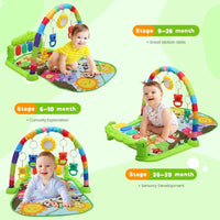 Baby Gym Play Mats,Kick & Play Piano Gym for Infants Baby