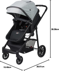 Mother's Choice Haven Basinette 3 in 1 Stroller, 0-4.5 Years