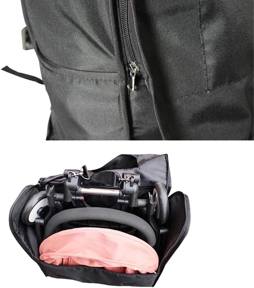 Baby Stroller Accessories for Babyzen Yoyo Travel Bag Knapsack Pram Backpack Yoya Storage Bag, Black, 1 Count (Pack of 1), Travel