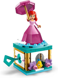 LEGO Disney Twirling Ariel Playset, Princess Toy for 5+ Year Old Girls & Boys,Set for Toddlers 43259
