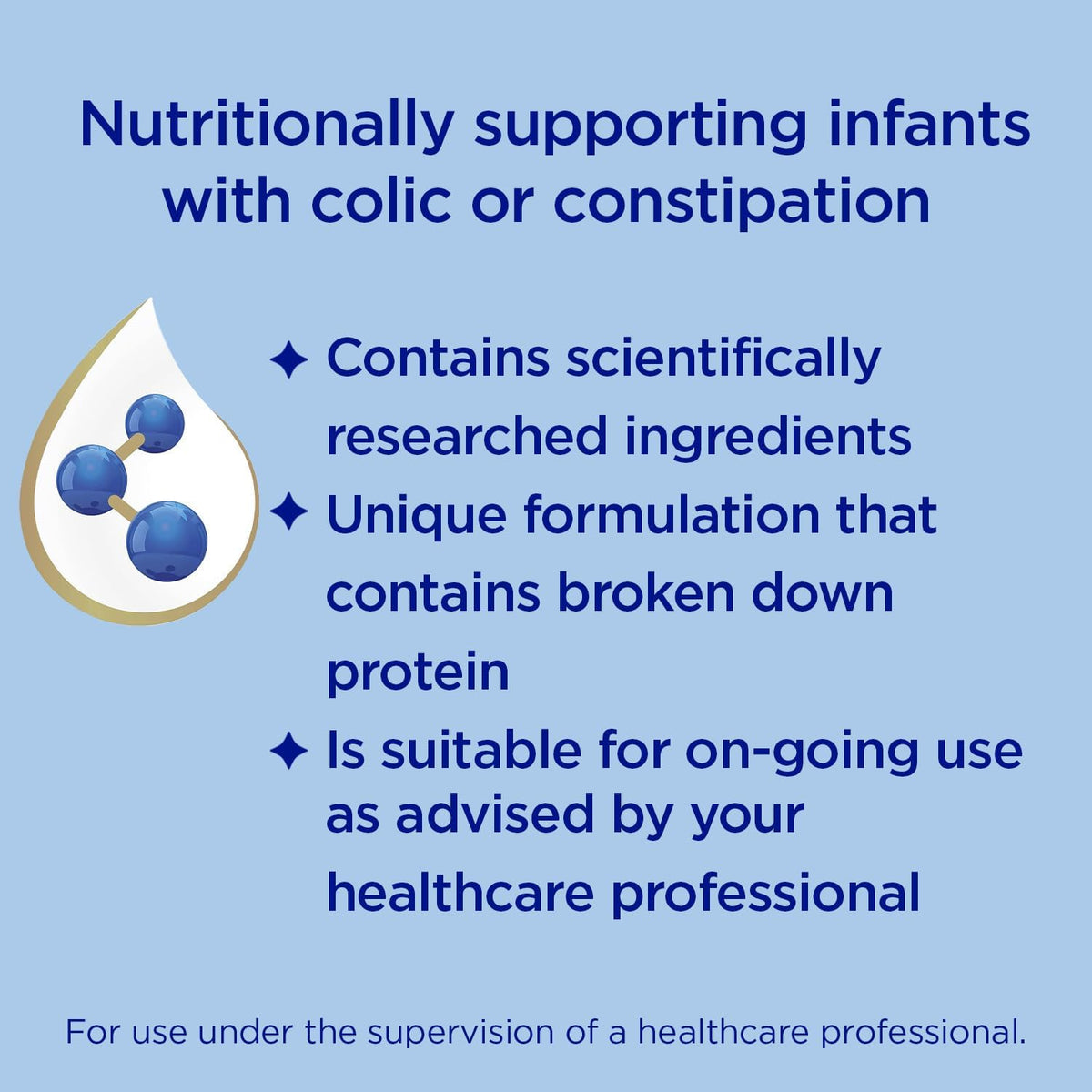 Aptamil Gold+ Colic and Constipation Baby Infant Formula, From Birth to 12 Months, 900g