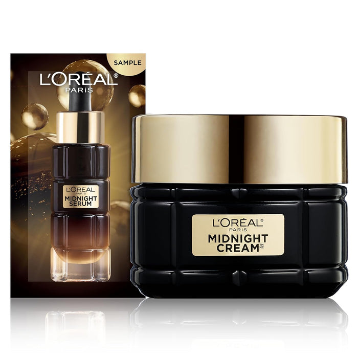 L'Oreal Paris Age Perfect Anti-Aging Midnight Cream, Face Moisturizer to Reduce Wrinkles and Firm Skin, 1.7oz