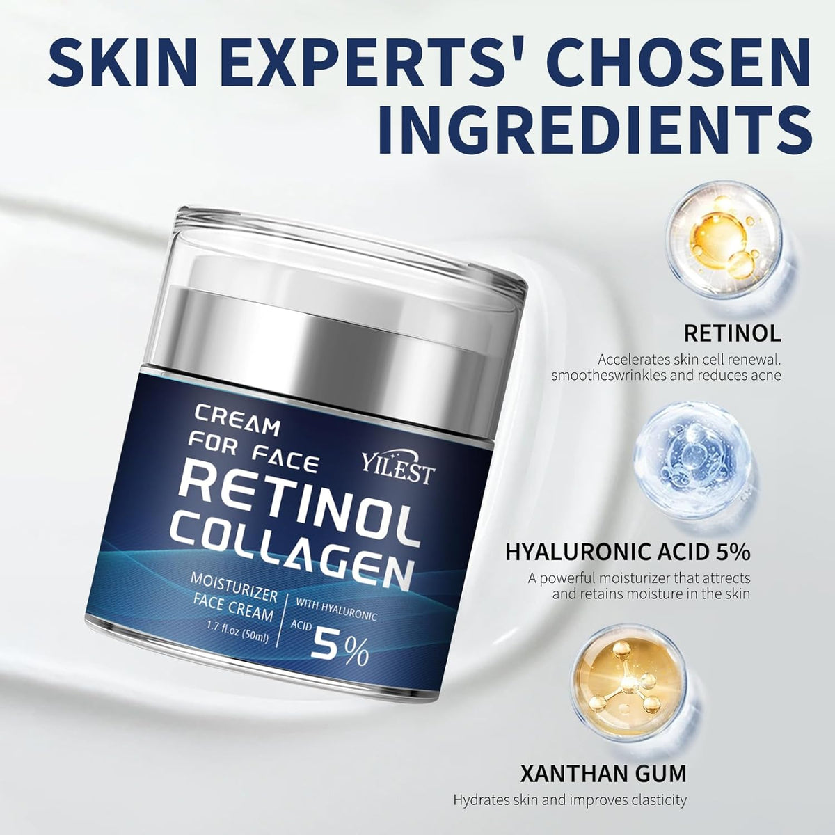 Neck Firming Cream & Retinol Face Cream for Anti Wrinkle, 2 PCS Neck Cream & Retinol Face Cream for Tightening Sagging Skin and Hydrating, Help Reduce Fine Lines & Wrinkles - 3.4 oz