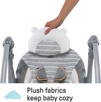 Ingenuity Boutique Collection Swing 'n Go Portable Swing - Bella Teddy, Grey
