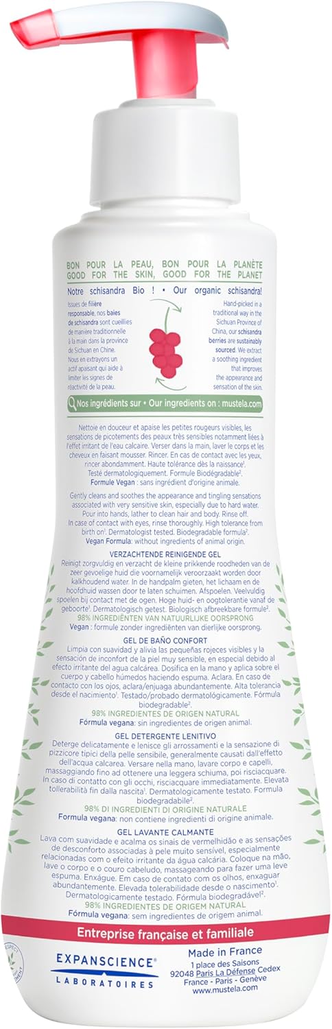 Mustela Soothing Cleansing Gel - for very sensitive skin - 300ml