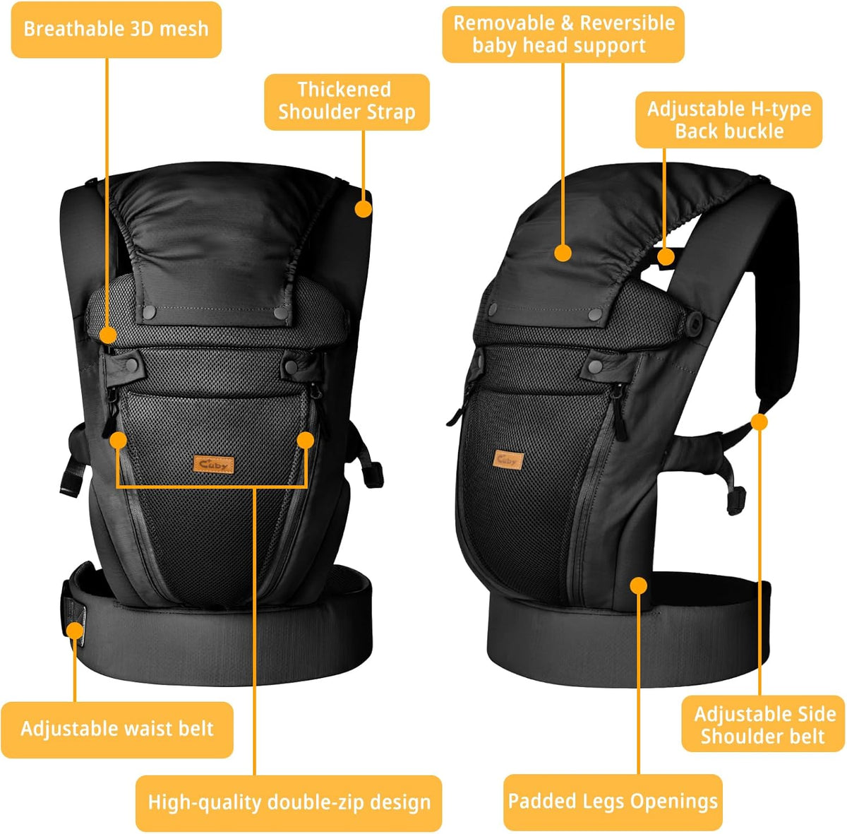 CUBY Baby Carrier Newborn to Toddler