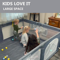 Extra Large Baby Playpen, GuanfeiTech 200 * 180cm Playyard Play Pens