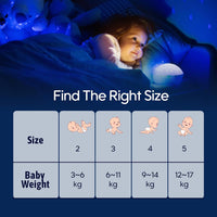 AIWIBI Ultimate Comfort Size 5 Overnight Nappies, Disposable Baby Nappy, (12-17 kg) 84 Count, Super Absorbent Night Time Protection