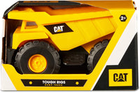 CAT Construction Toys, 15" Dump Truck Toy, Ages 2+, Sturdy Plastic, No Batteries Required, CAT Construction Tough Rigs Series