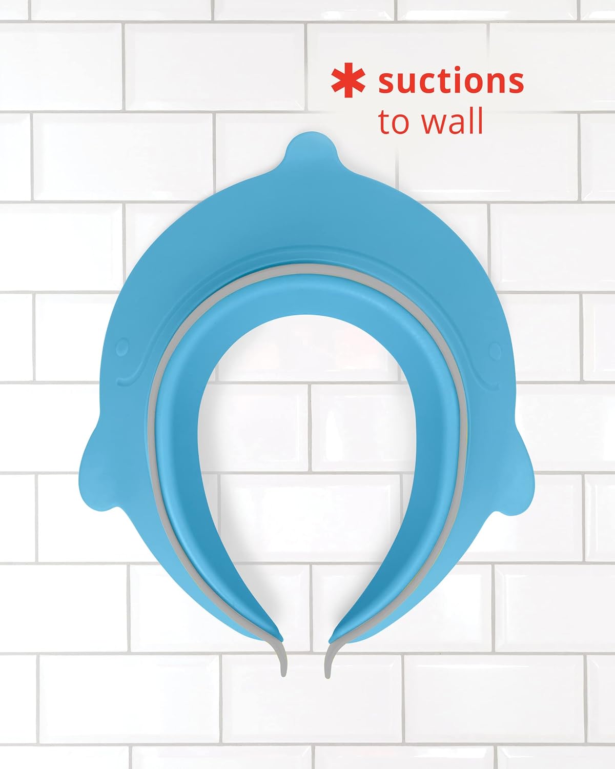 Skip Hop Baby Shower Cap Shield, Moby Bath Visor for Baby and Kids 9m +, Blue