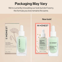 Honest Beauty Daily Green Juice Antioxidant Super Serum | Improves Skin Tone + Texture | Niacinamide + Hyaluronic Acid | Vegan + Cruelty Free | 1 fl oz