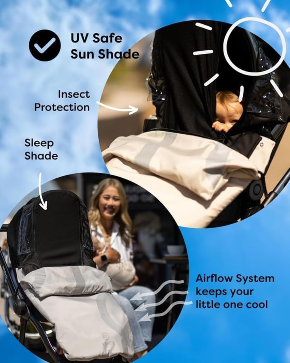 BlinkyWarm 5-in-1 All-Weather Buggy Buddy