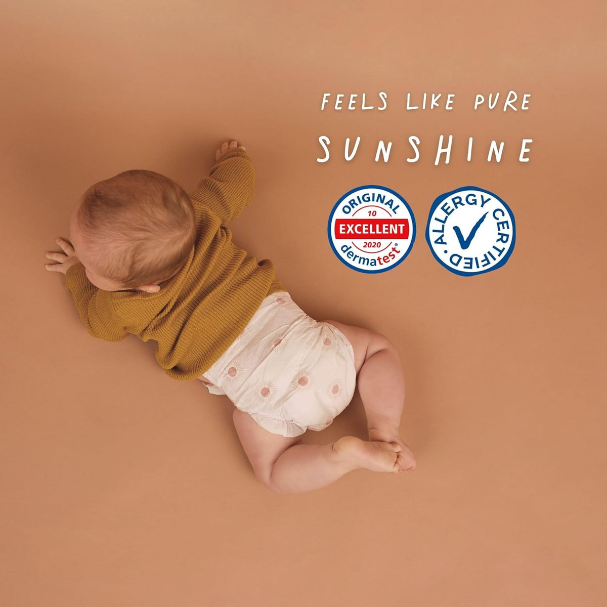 Joonya Baby Nappies, Size 1 XS (2-4 kg) - 1 Bag of 32 -NonToxic, Eco-Friendly, Overnight Use - Made in Denmark